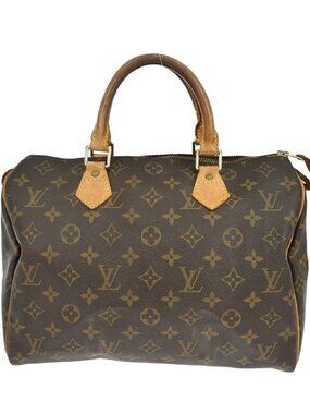 LOUIS VUITTON SPEEDY 30 HANDBAG MONOGRAM CANVAS